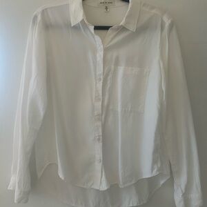 Cloth & Stone White Button Down Shirt